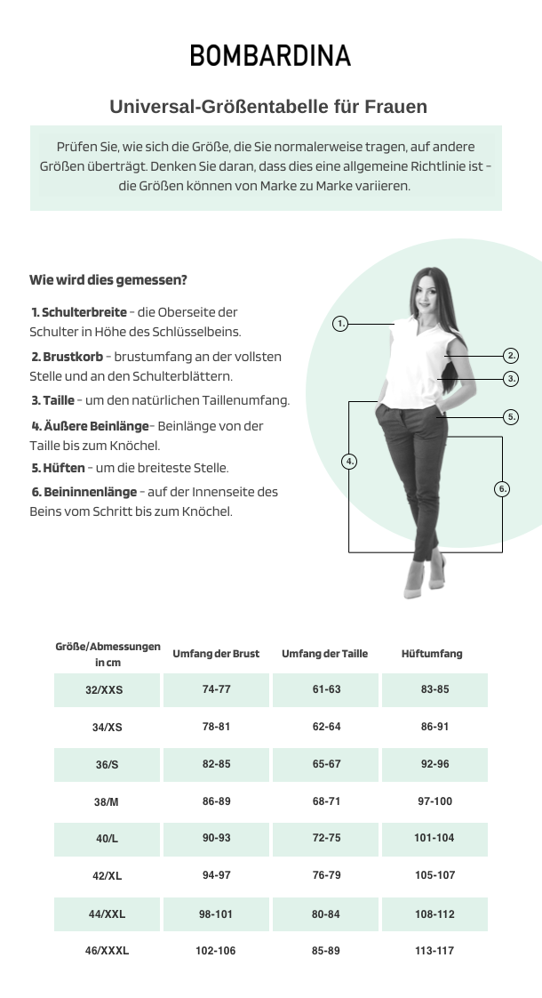 Size Guide - Damski