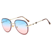 Ovale Sonnenbrille