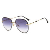 Ovale Sonnenbrille