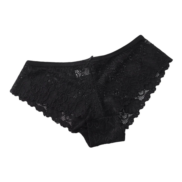 Slip aus Spitze mit floralem Muster