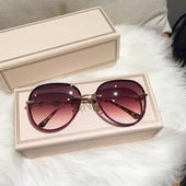 Ovale Sonnenbrille