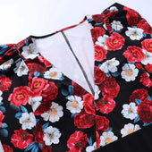 Damenbody mit Blumenmotiv-Bombardina.de