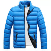 Herren-Winterjacke mit farbenfrohem Finish-Bombardina.de