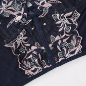 Set aus Spitzenunterwäsche mit Blumen-Bombardina.de