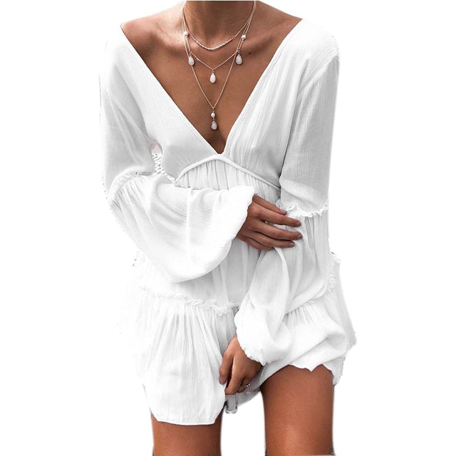 Strandkleid mit Puffärmeln-Bombardina.de