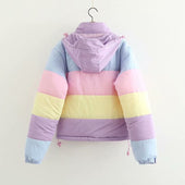 Damen Winterjacke in Pastelltönen-Bombardina.de