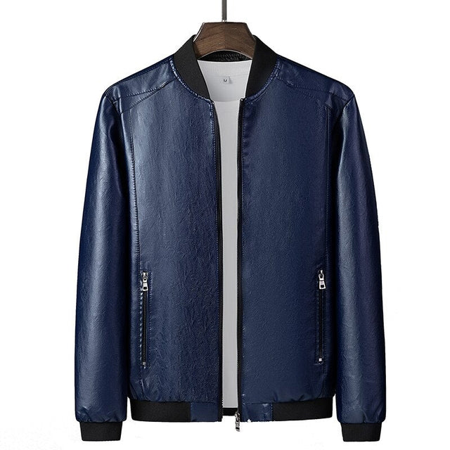 Herren Lederjacke mit geradem Schnitt-Bombardina.de
