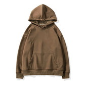 Einfarbiges Damen-Kapuzen-Sweatshirt-Bombardina.de