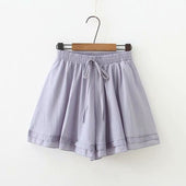 Damen-Shorts mit Paspel an der Taille-Bombardina.de