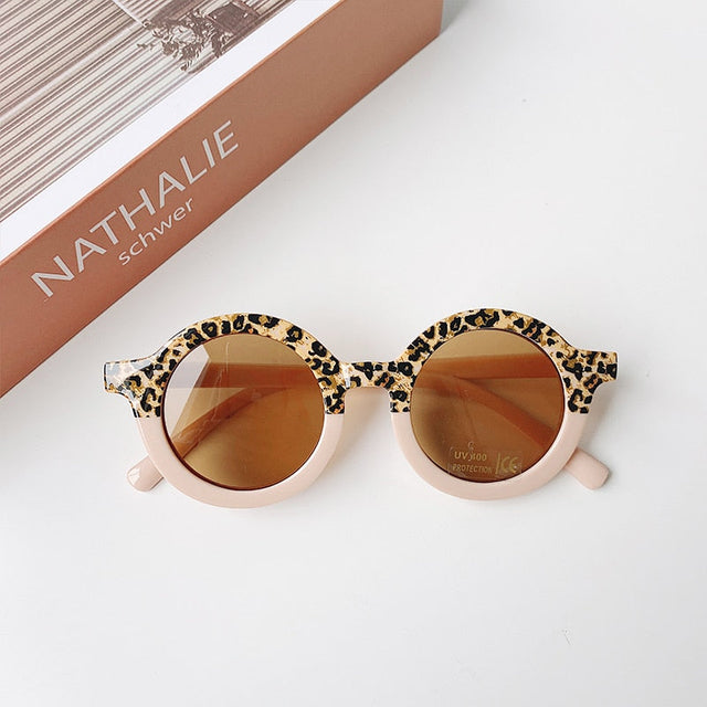 Sonnenbrille für Mädchen im Leopardenmuster-Bombardina.de