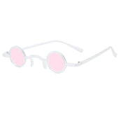Sonnenbrille mit weißem Rahmen-Bombardina.de