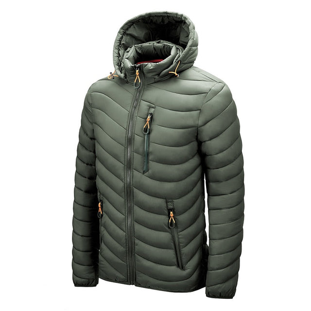 Herren-Übergangsjacke mit Wellennähten-Bombardina.de