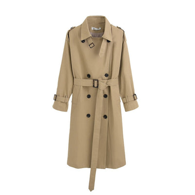 Langer Trenchcoat für Damen-Bombardina.de