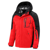 Herren zweifarbige Winterjacke-Bombardina.de