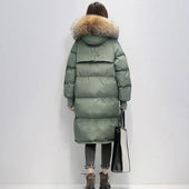 Damen Winterjacke mit Fell-Bombardina.de