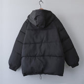 Damen Winterjacke mit lockerem Schnitt-Bombardina.de