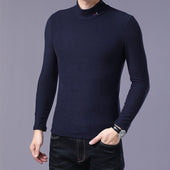 Herren-Fleece-Sweatshirt mit Stickerei am Kragen-Bombardina.de