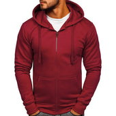 Herren-Hoodie mit Reißverschluss-Bombardina.de