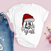 Damen-T-Shirt mit Weihnachtsaufdruck-Bombardina.de