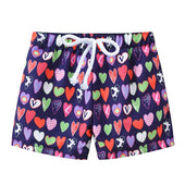 Badeshorts für Jungen mit dem Aufdruck-Bombardina.de