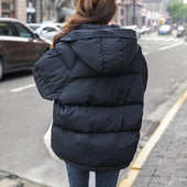 Damen Winterjacke mit lockerem Schnitt-Bombardina.de