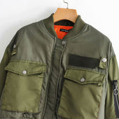 Übergangsjacke im Military-Stil für Damen-Bombardina.de
