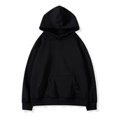 Einfarbiges Damen-Kapuzen-Sweatshirt-Bombardina.de