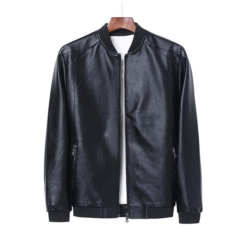 Herren Lederjacke mit geradem Schnitt-Bombardina.de