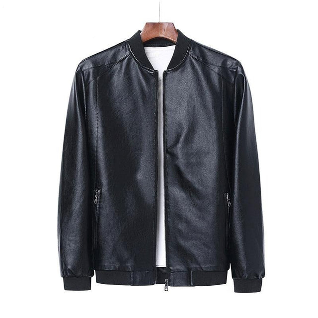 Herren Lederjacke mit geradem Schnitt-Bombardina.de