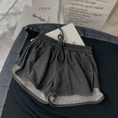 Damen-Shorts mit Paspel an der Taille-Bombardina.de
