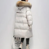 Damen Winterjacke mit Fell-Bombardina.de