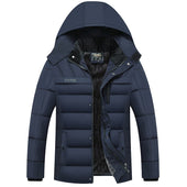 Herren Winterjacke mit Kapuze-Bombardina.de
