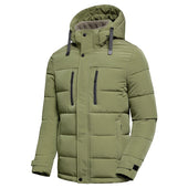 Herren Winterjacke mit abnehmbarer Kapuze-Bombardina.de