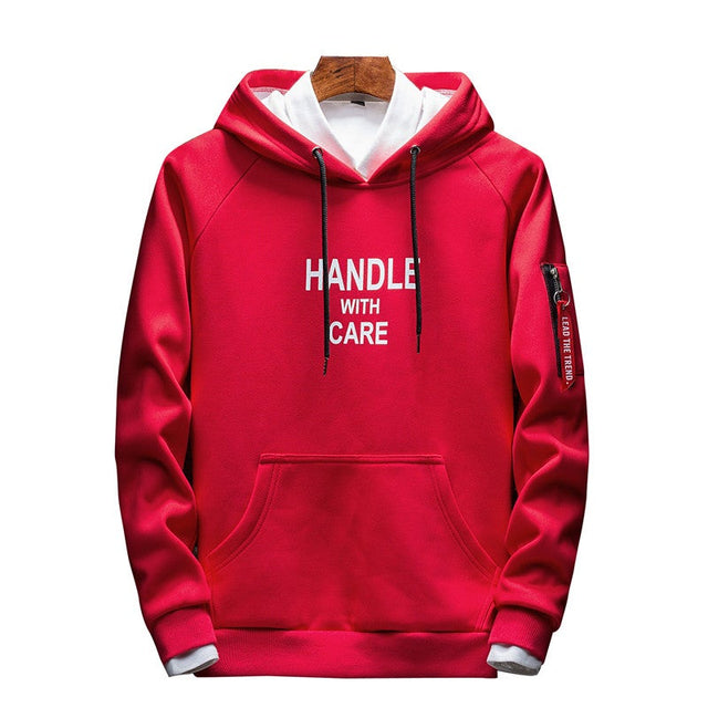 Herren-Sweatshirt ohne Reißverschluss mit der Aufschrift-Bombardina.de