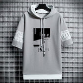 Kapuzen- und Kurzarm-Sweatshirt für Herren-Bombardina.de