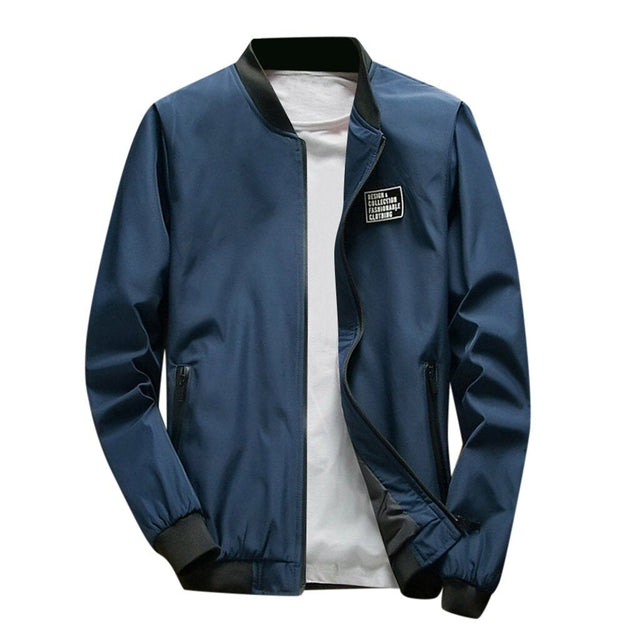 Herren-Übergangsjacke mit Patch-Bombardina.de