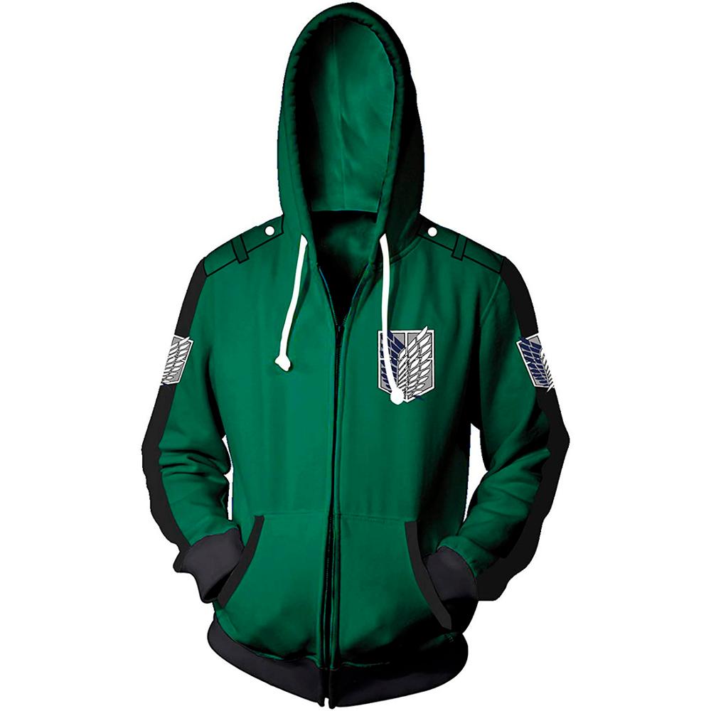 Herren-Sweatshirt mit Reißverschluss und Flügelmotiv-Bombardina.de