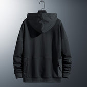 Herren-Sweatshirt ohne Reißverschluss mit Seitentaschen-Bombardina.de
