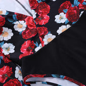Damenbody mit Blumenmotiv-Bombardina.de