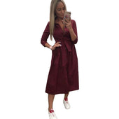 Midikleid in Form eines Hemdes-Bombardina.de