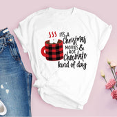 Damen-T-Shirt mit Weihnachtsaufdruck-Bombardina.de