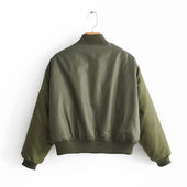 Übergangsjacke im Military-Stil für Damen-Bombardina.de