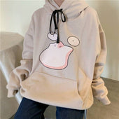 Damen-Sweatshirt mit Kapuze und Ohren-Bombardina.de
