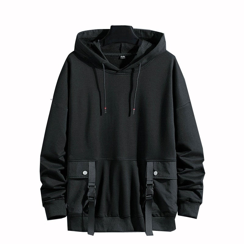 Herren-Sweatshirt ohne Reißverschluss mit Seitentaschen-Bombardina.de
