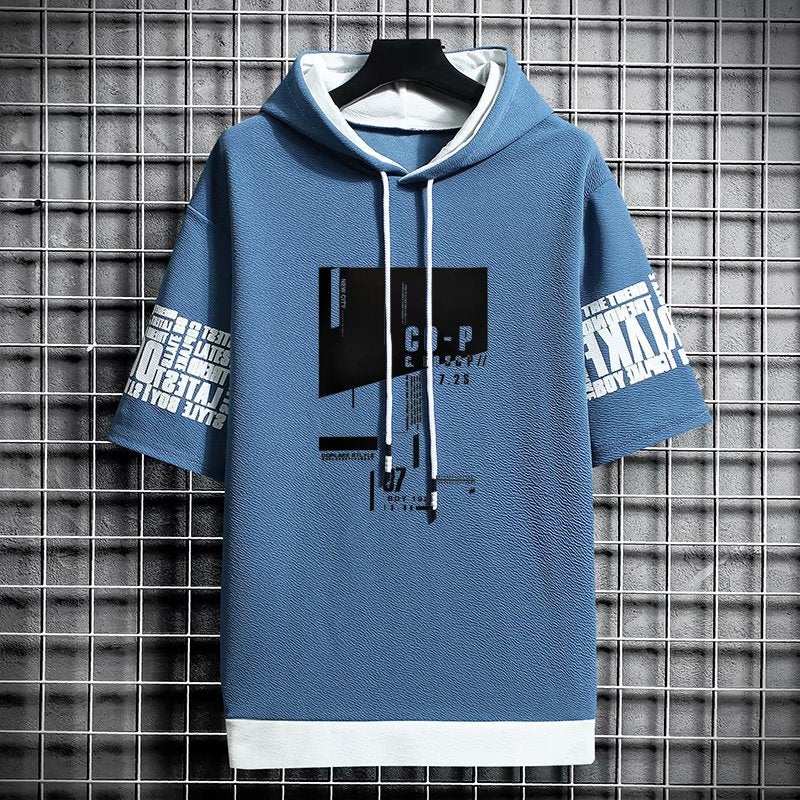 Kapuzen- und Kurzarm-Sweatshirt für Herren-Bombardina.de