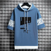 Kapuzen- und Kurzarm-Sweatshirt für Herren-Bombardina.de