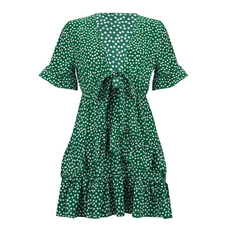 Minikleid mit Tupfen-Bombardina.de