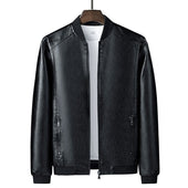 Herren Lederjacke mit geradem Schnitt-Bombardina.de
