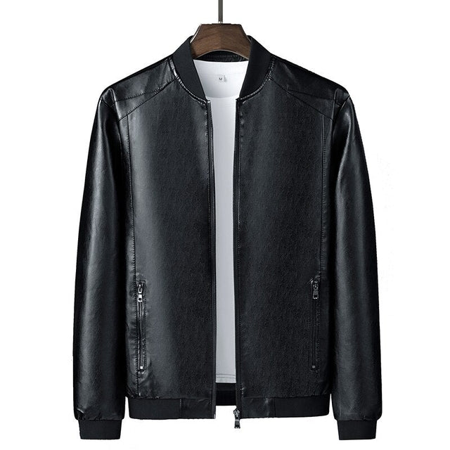 Herren Lederjacke mit geradem Schnitt-Bombardina.de