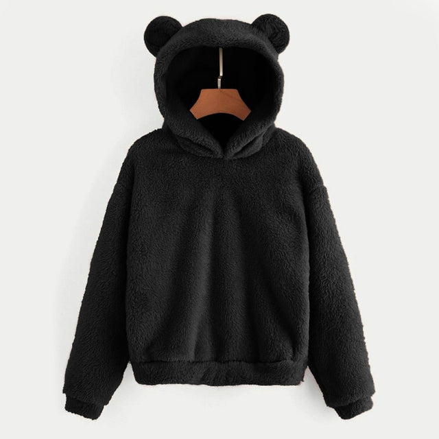 Damen-Fleece-Sweatshirt mit Ohren misia-Bombardina.de